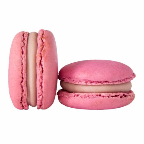 Raspberry Macarons
